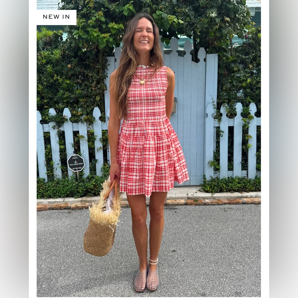 The Cosima Mini Nap Dress in Red Cherry